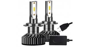 Set 2 becuri auto h7 cob 100w, 12000lm, lumina alb-rece