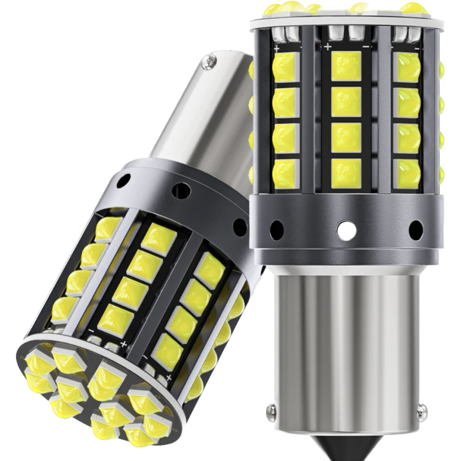 Set 2 becuri auto t15,12 led-uri cob in capat 