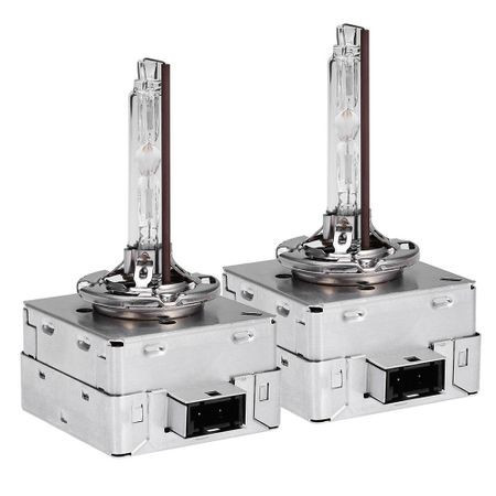 Set 2 becuri d1s auto xenon pentru far white knight, 35w, 6000k