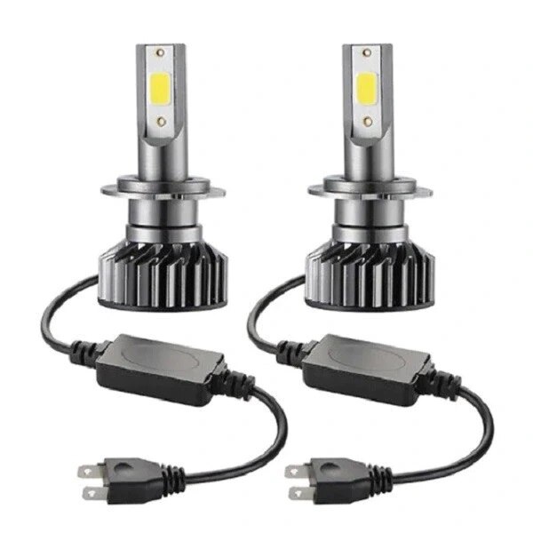 Set 2 becuri h1 led auto f2, 80w, 6000lm