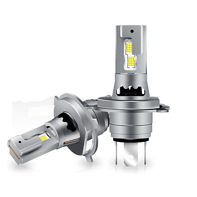 Set 2 becuri led auto f9 h4 canbus 180w, 20000lm