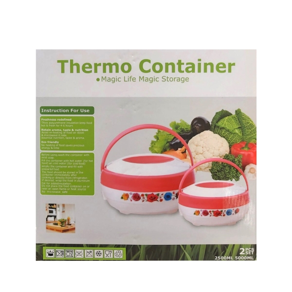 Set 2 caserole termice cu interior din inox 