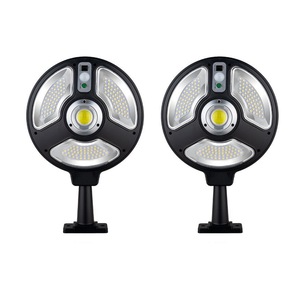 Set 2 x lampa solara circulara 120 led