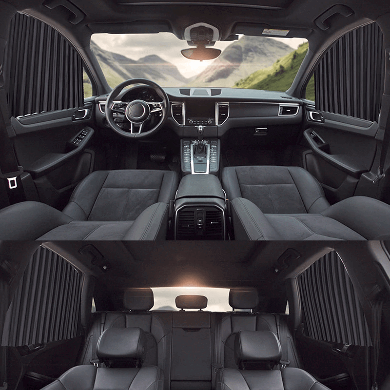 Set 4 parasolare retractabile auto geamuri laterale fata-spate