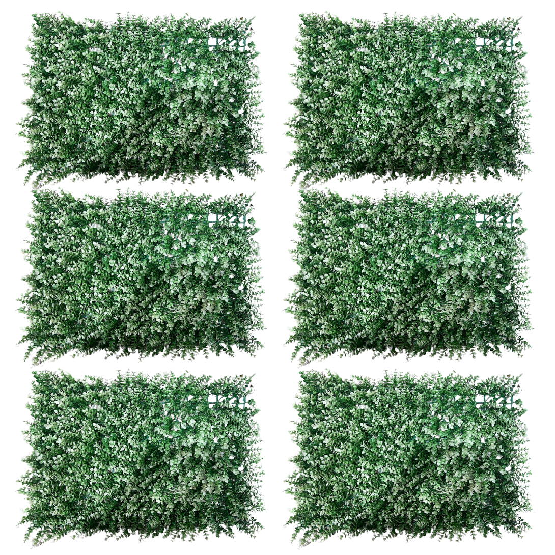 Set 6 panouri decorative frunze artificiale 40x60 cm