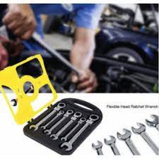 Set 7 chei inelare, articulate, duble cu clichet