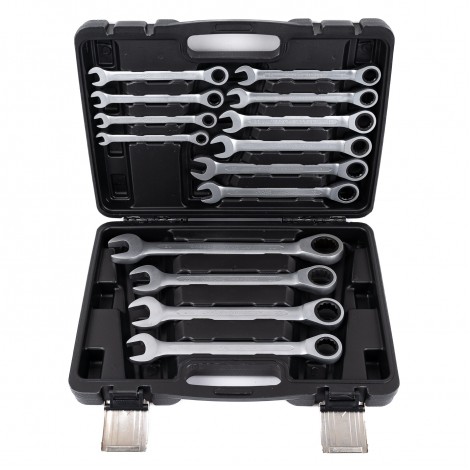 Set chei combinate cu clichet, 8 - 24mm, 14 piese