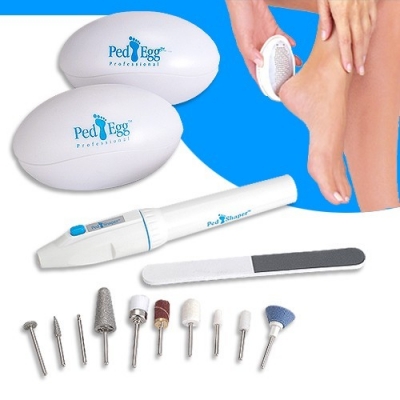 Set pedichiura ped egg, 18 accesorii