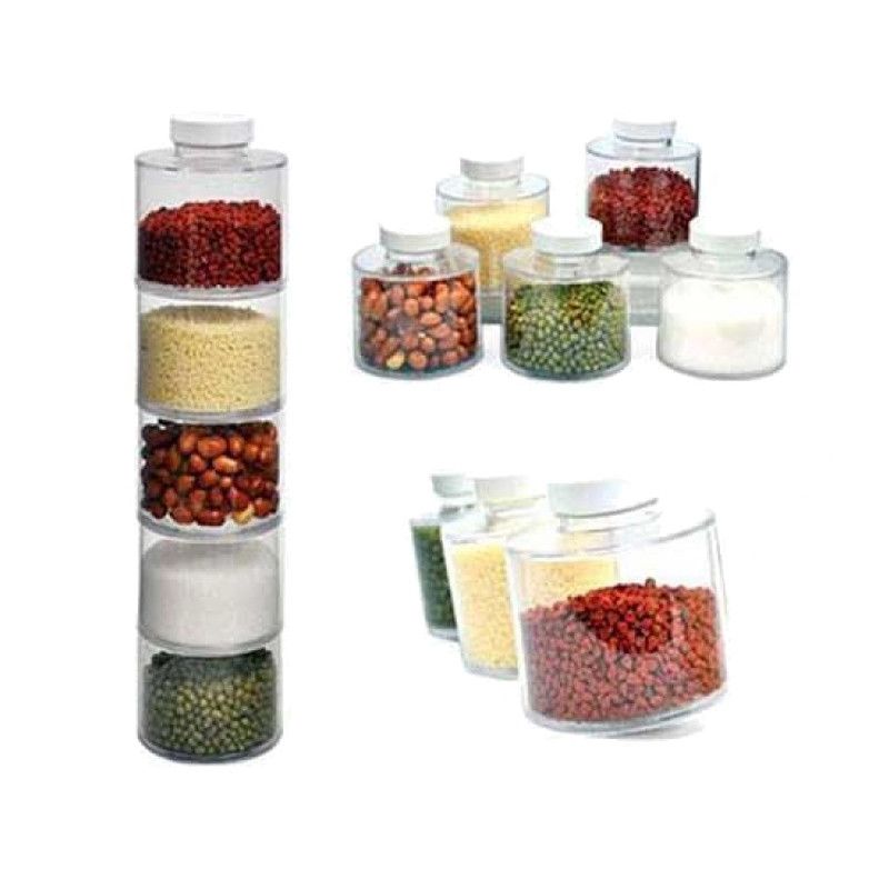 Set pentru condimente cu 6 recipiente, spice tower
