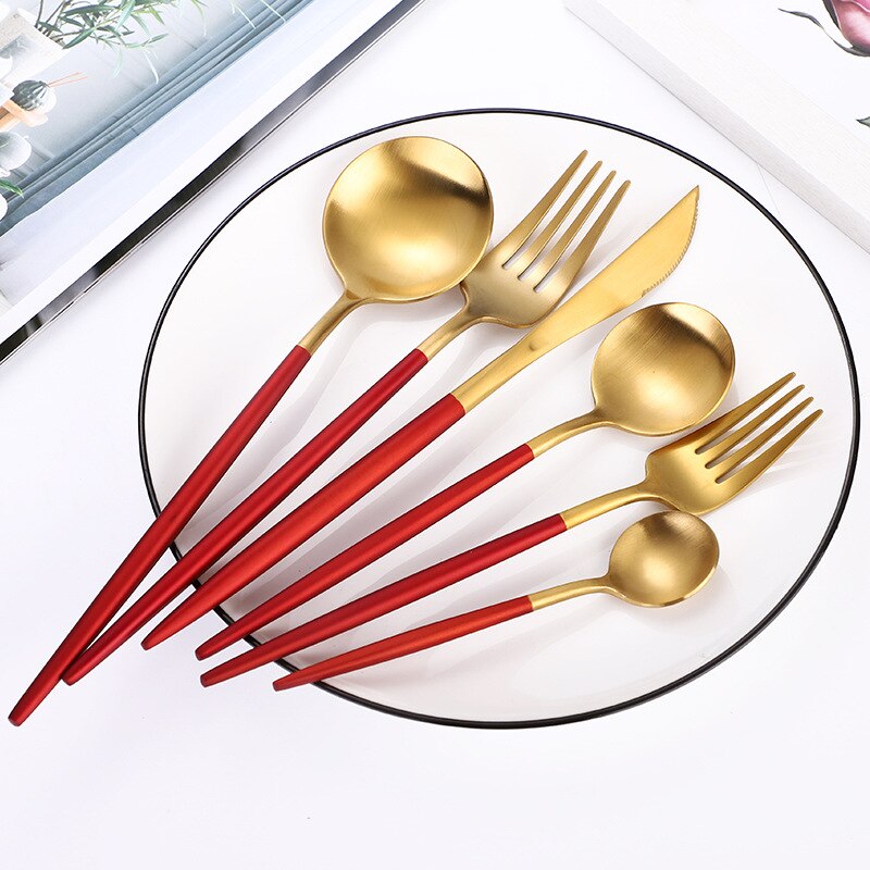 Set tacamuri 24 piese otel inoxidabil 