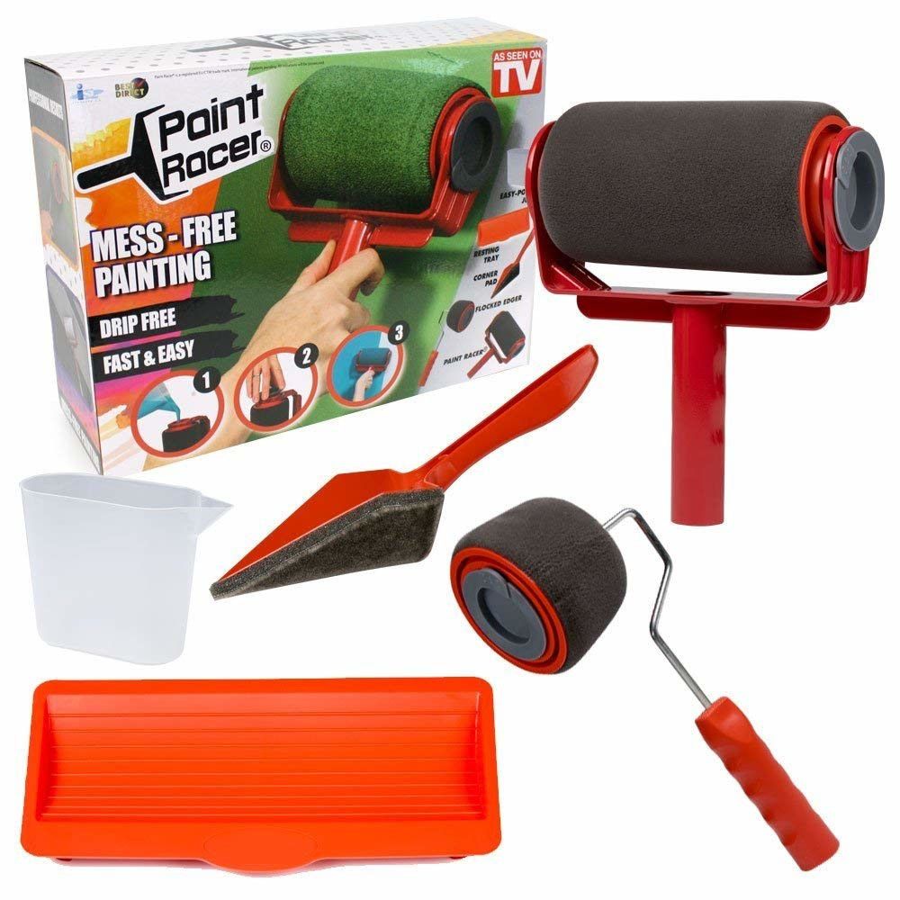 Set trafalet  paint racer cu 3 accesorii