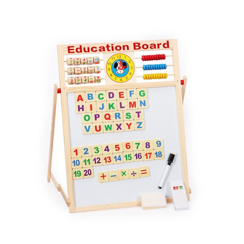 Tabla educativa magnetica 5 in 1