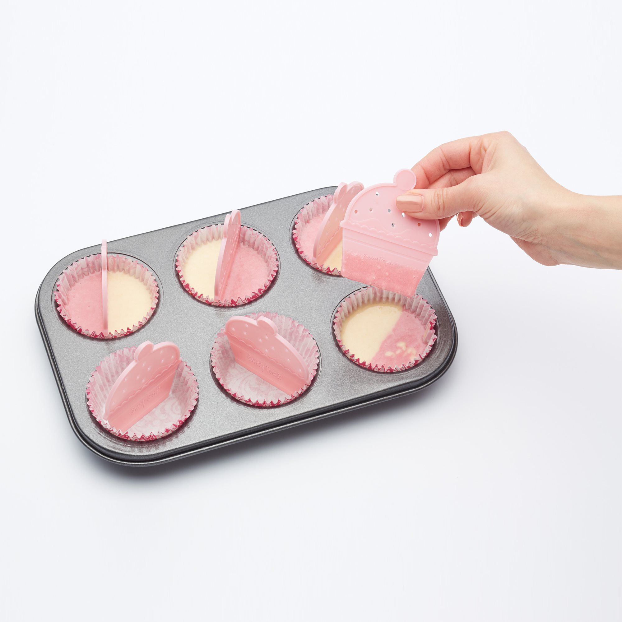 Tava de copt  26x18 cm, inox, 6 briose