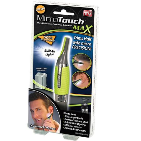 Trimmer pentru nas si urechi, verde