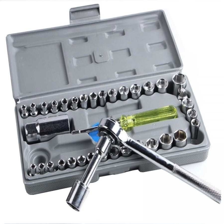 Trusa chei tubulare cu 40 de piese