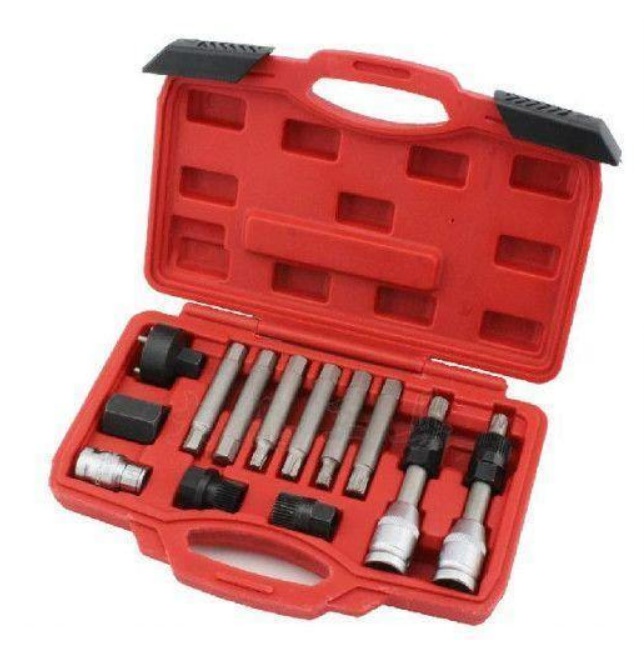 Trusa montare si demontare fulie alternator, 13 piese